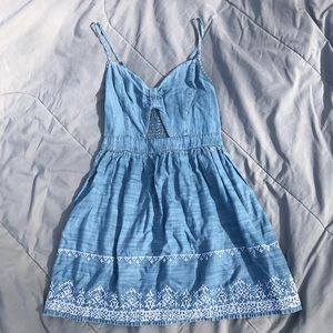 Denim Dress with cut out
